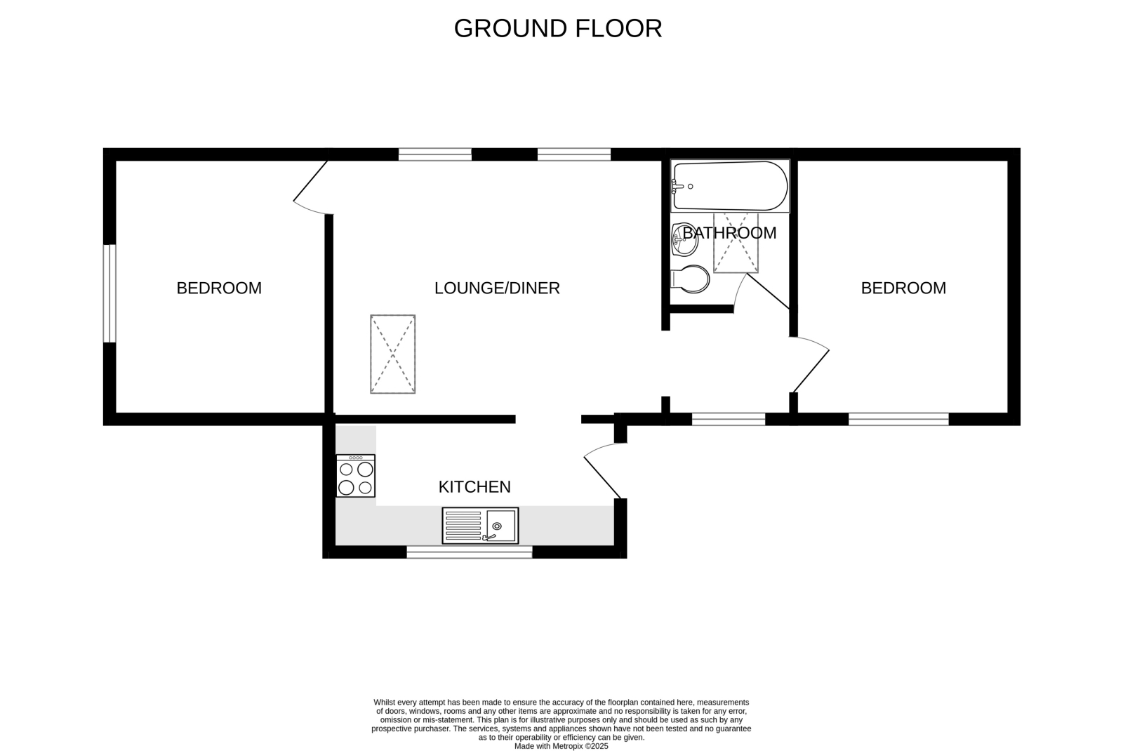 The Old Launderette, Laity Lane, St. Ives floorplan
