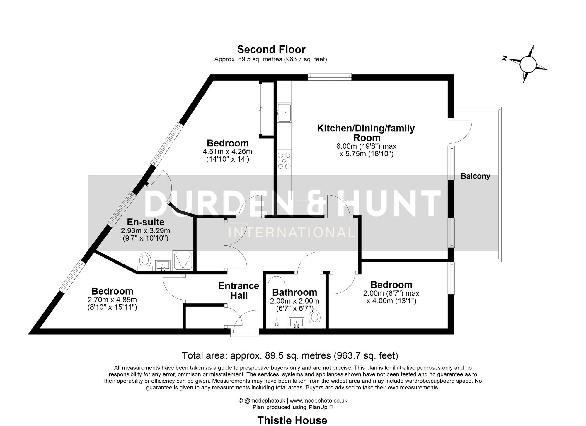 Flat 18, Thistle House, Romford floorplan