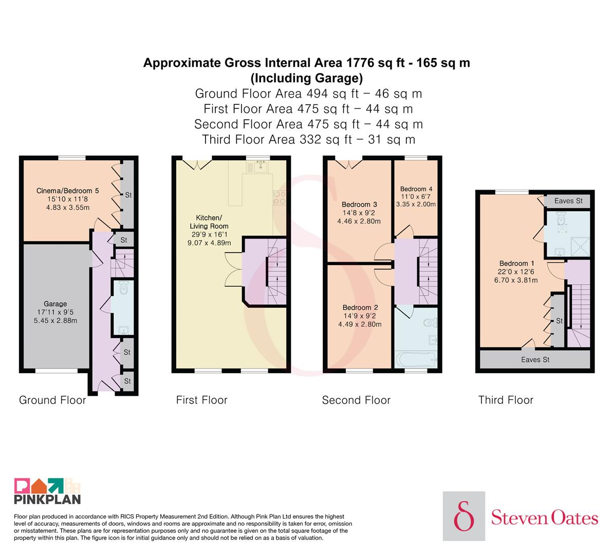 134B, Hertingfordbury Road, Hertford floorplan