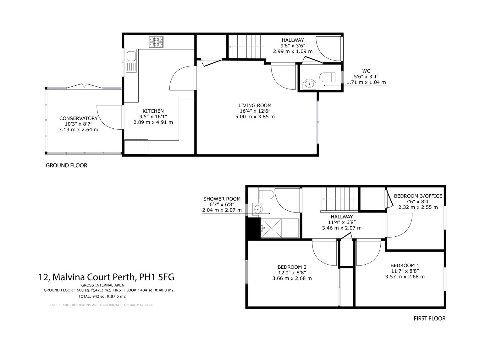 12, Malvina Court, Perth floorplan