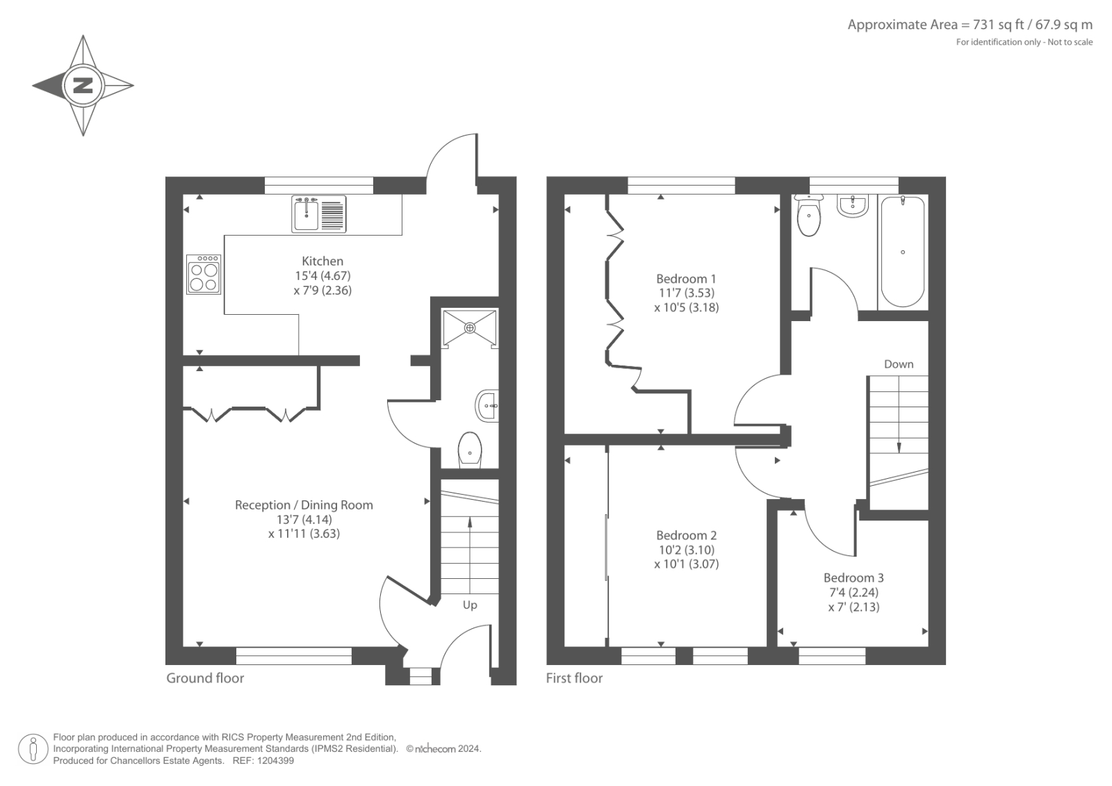 25, Parry Green North, Slough floorplan