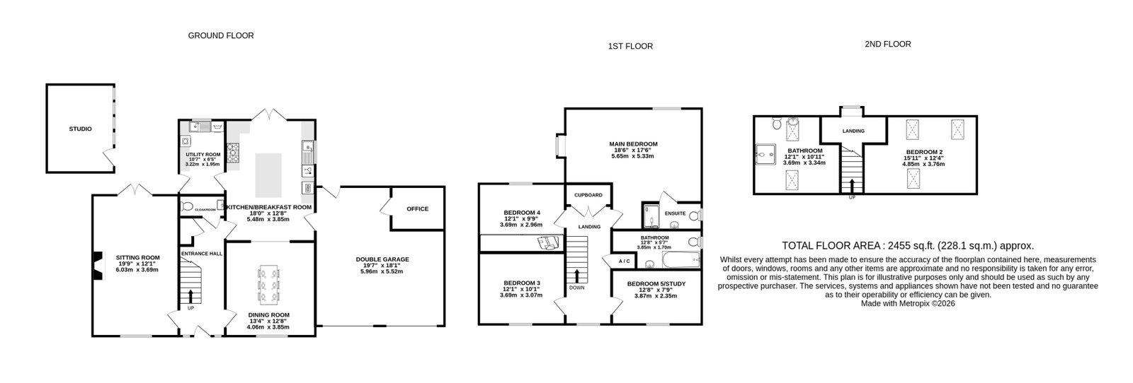 9, Winding Pool Close, Dymock floorplan