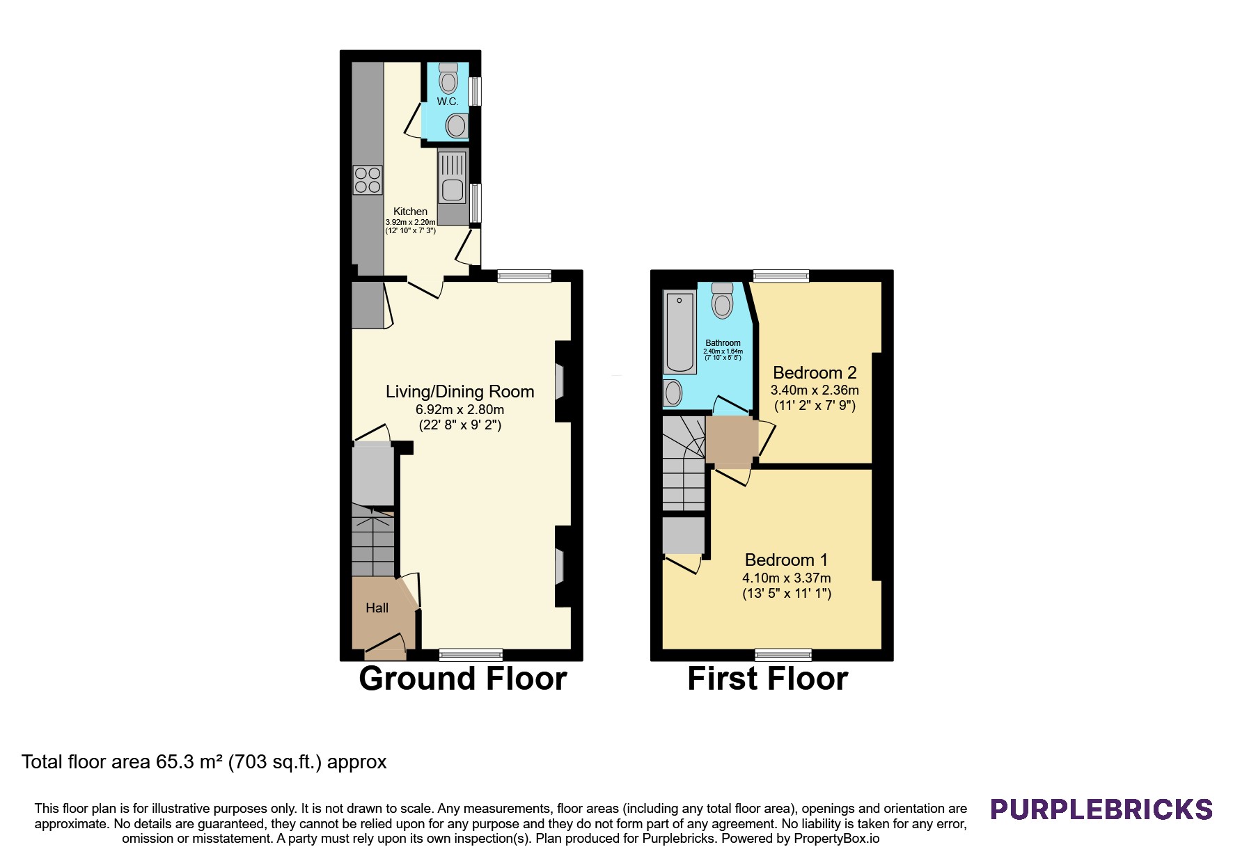 28, Railway Terrace, Blaina floorplan