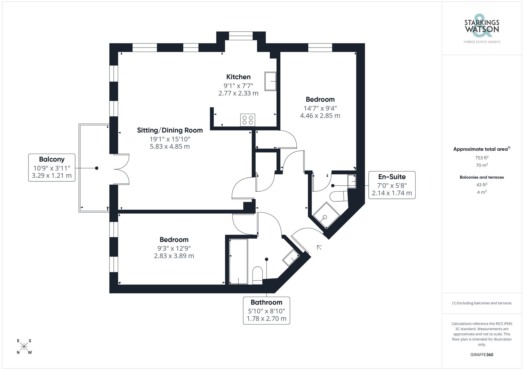 Flat 21, Cheena Court Solario Road, Norwich floorplan