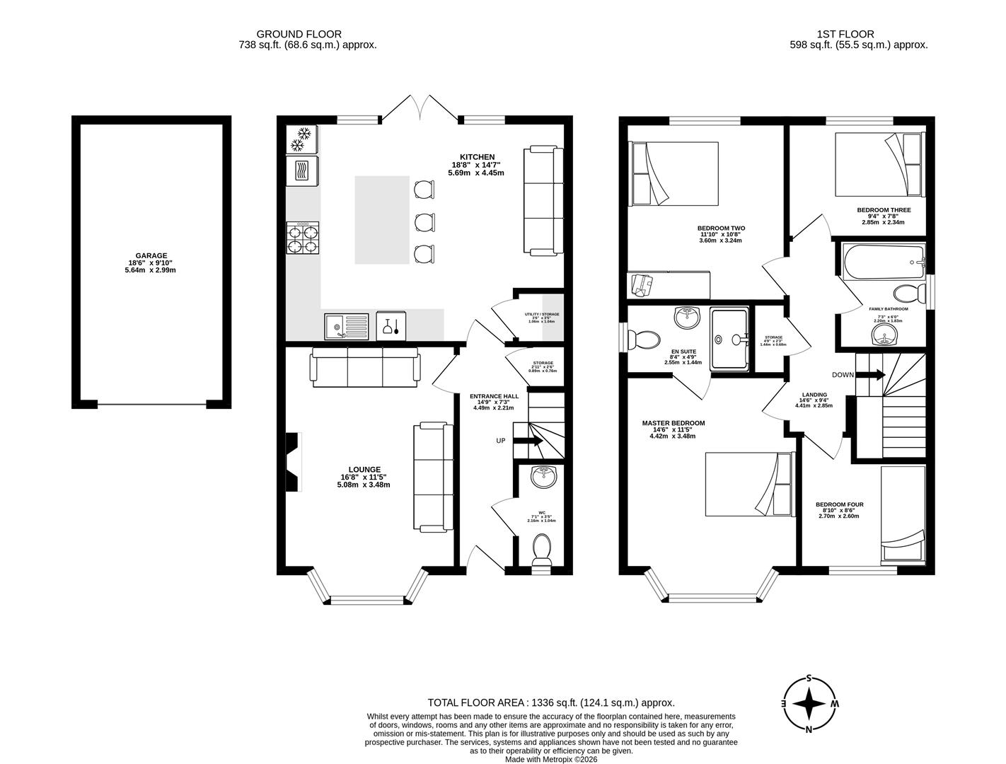 44, Green Hill Drive, Leyland floorplan