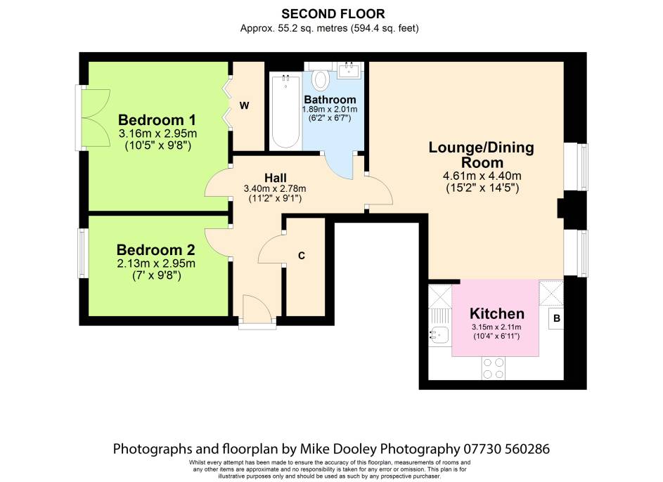 2 Bedrooms Flat for sale in Flat 1, 56 Newhaven Place, Edinburgh, Newhaven EH6