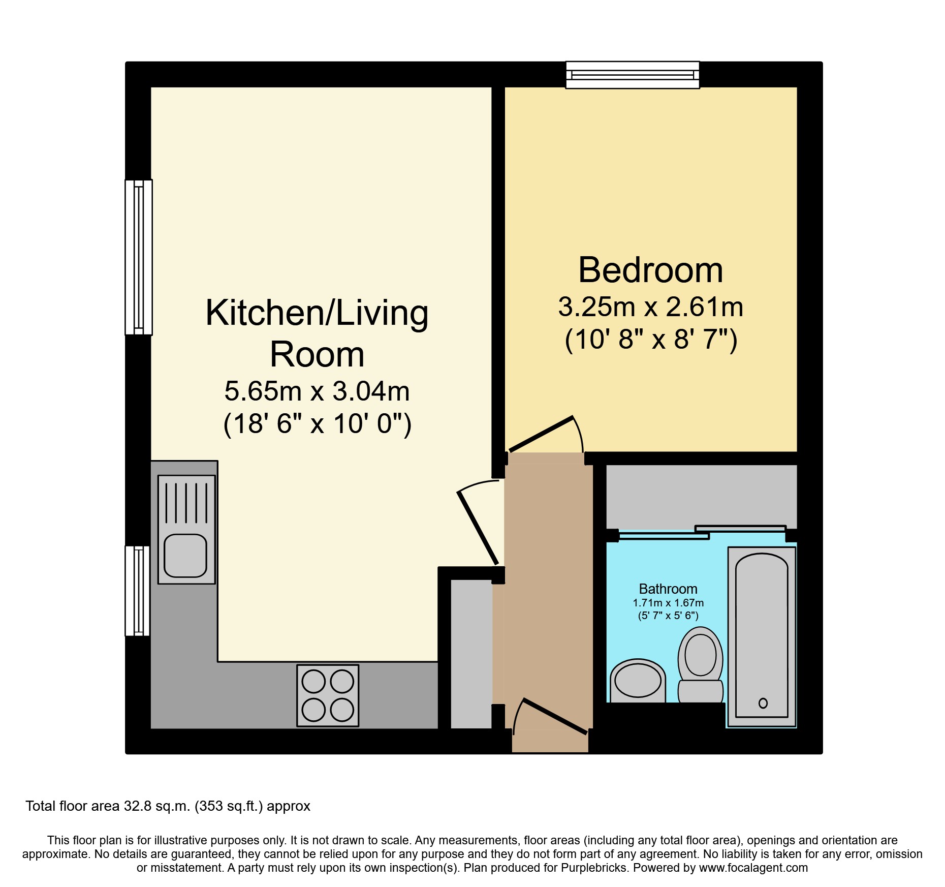Maclean Drive, Bellshill ML4, 1 bedroom flat for sale 62249626