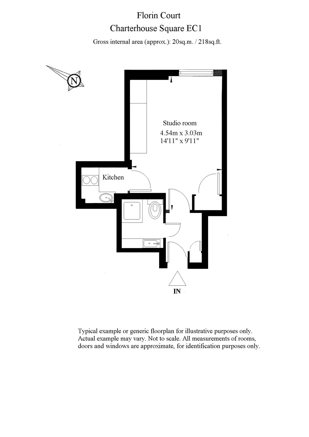 0 Bedrooms Studio to rent in Florin Court, 6-9 Charterhouse Square, Clerkenwell, London EC1M