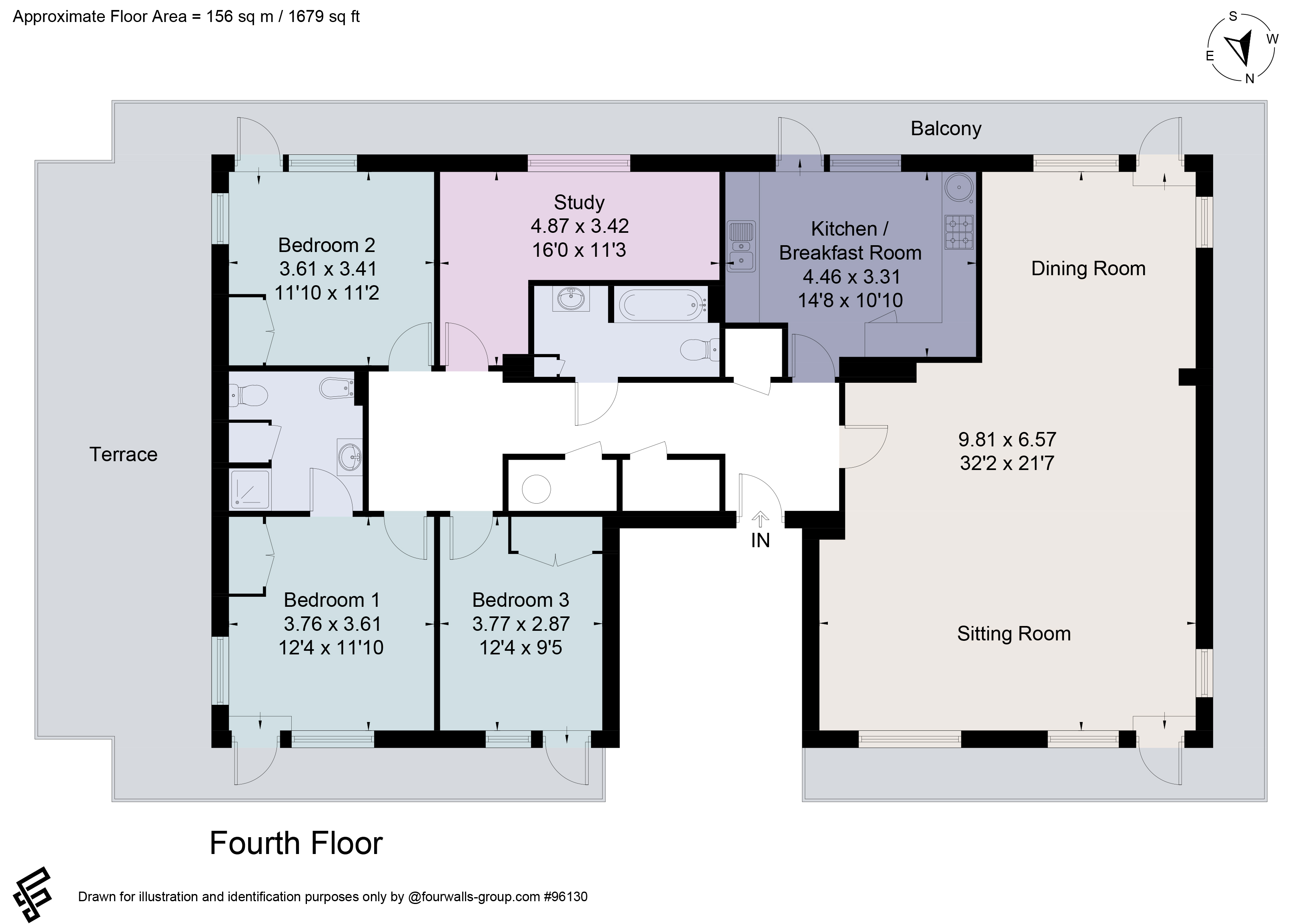 42 The Belvedere,, Homerton Street, Cambridgeshire floorplan