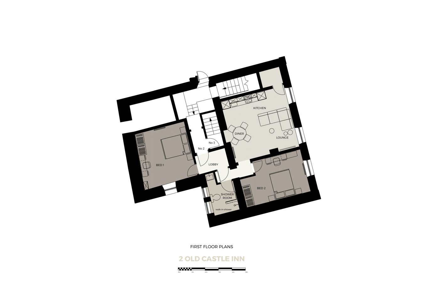 Apartment 2, The Castle Inn, Main Street, Lancaster floorplan