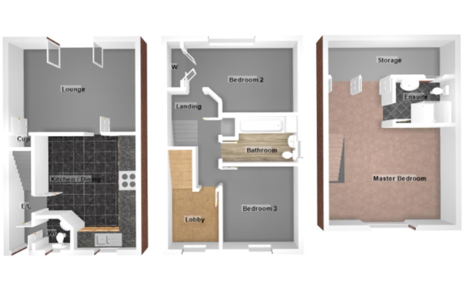 27, Danesly Close, Peterlee floorplan
