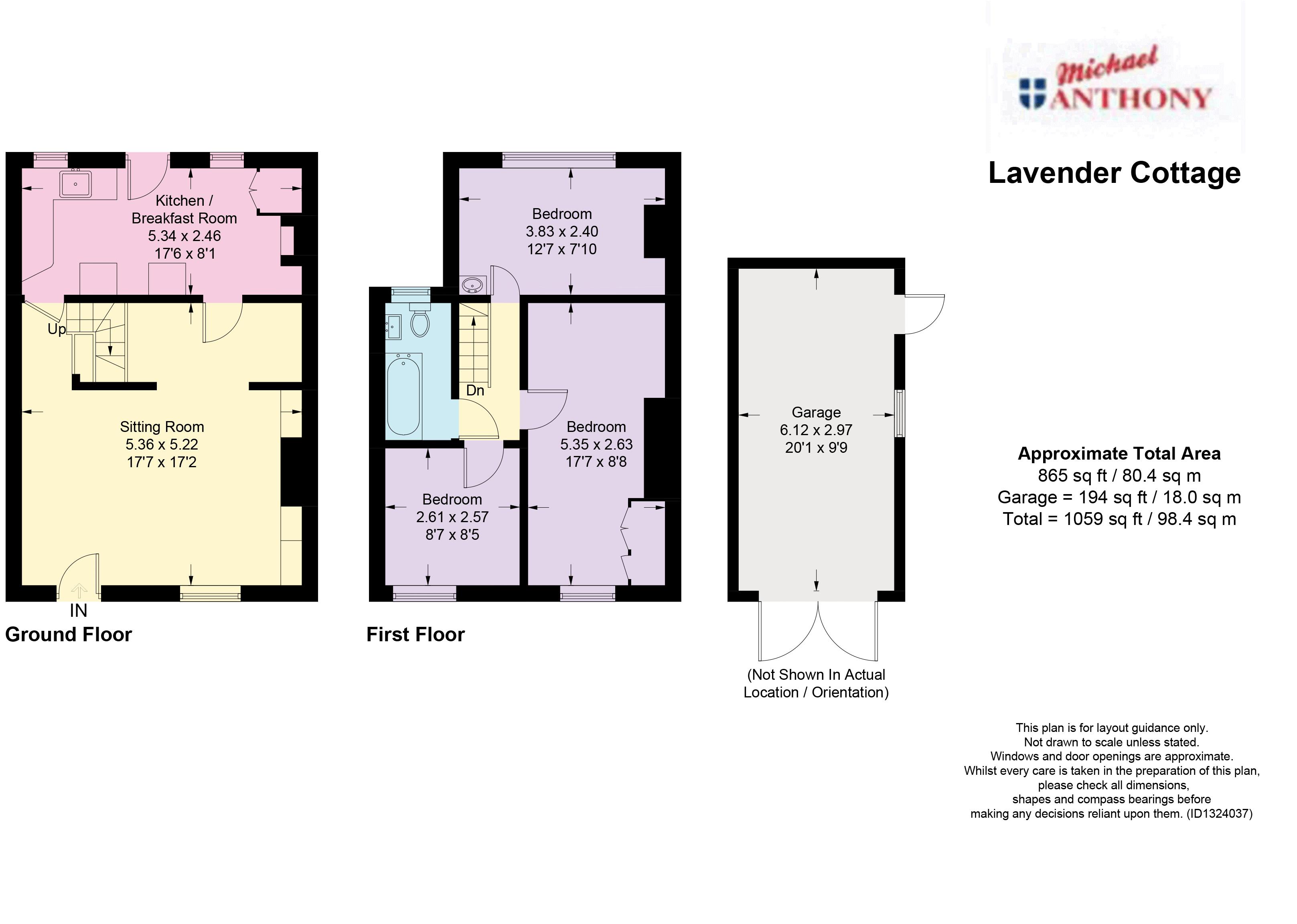 Lavender Cottage, 32 Stocks Road, Aldbury floorplan