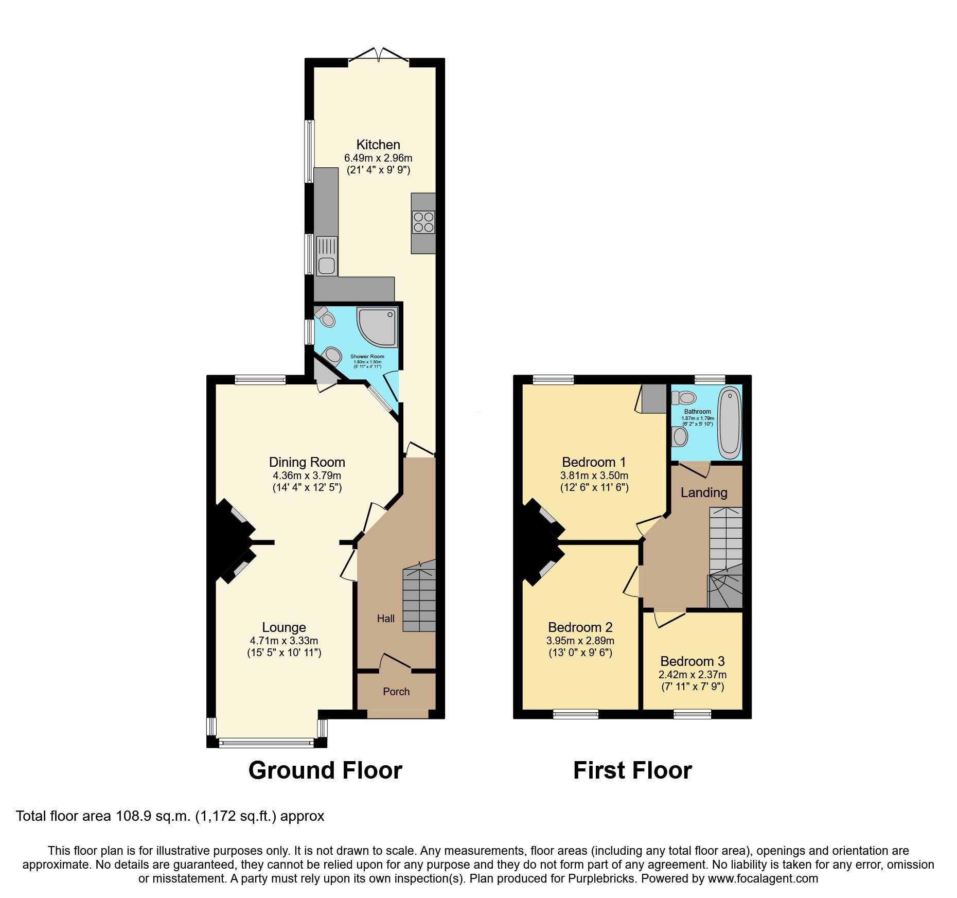159, Highbury Grove, Cosham, Portsmouth floorplan