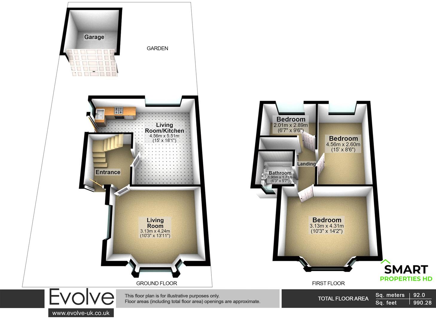 1, Red Doles Road, Huddersfield floorplan