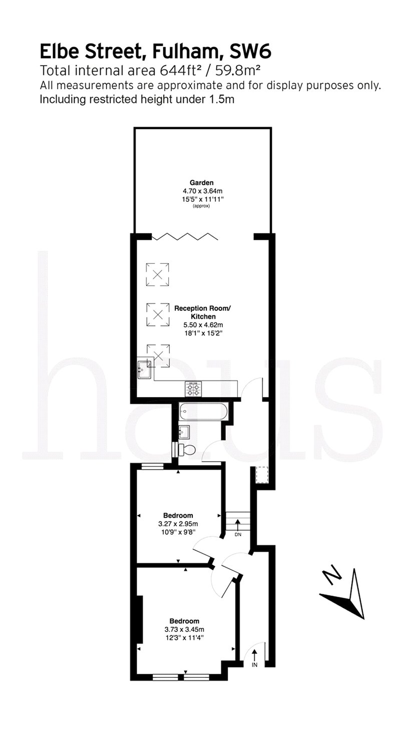 2 Bedrooms Flat to rent in Elbe Street, Fulham, London SW6