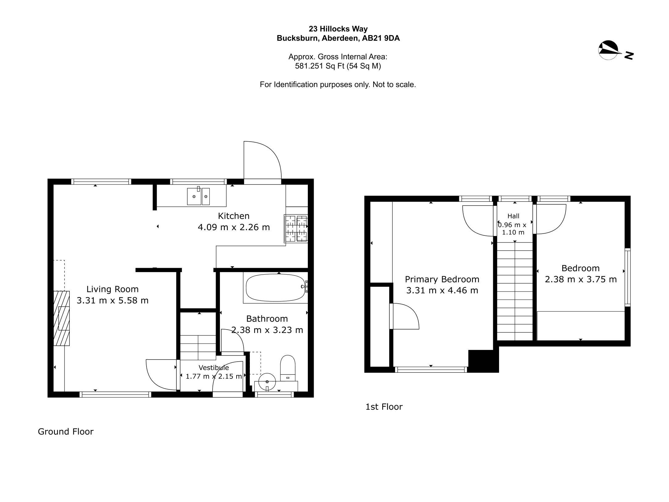 23, Hillocks Way, Aberdeen floorplan