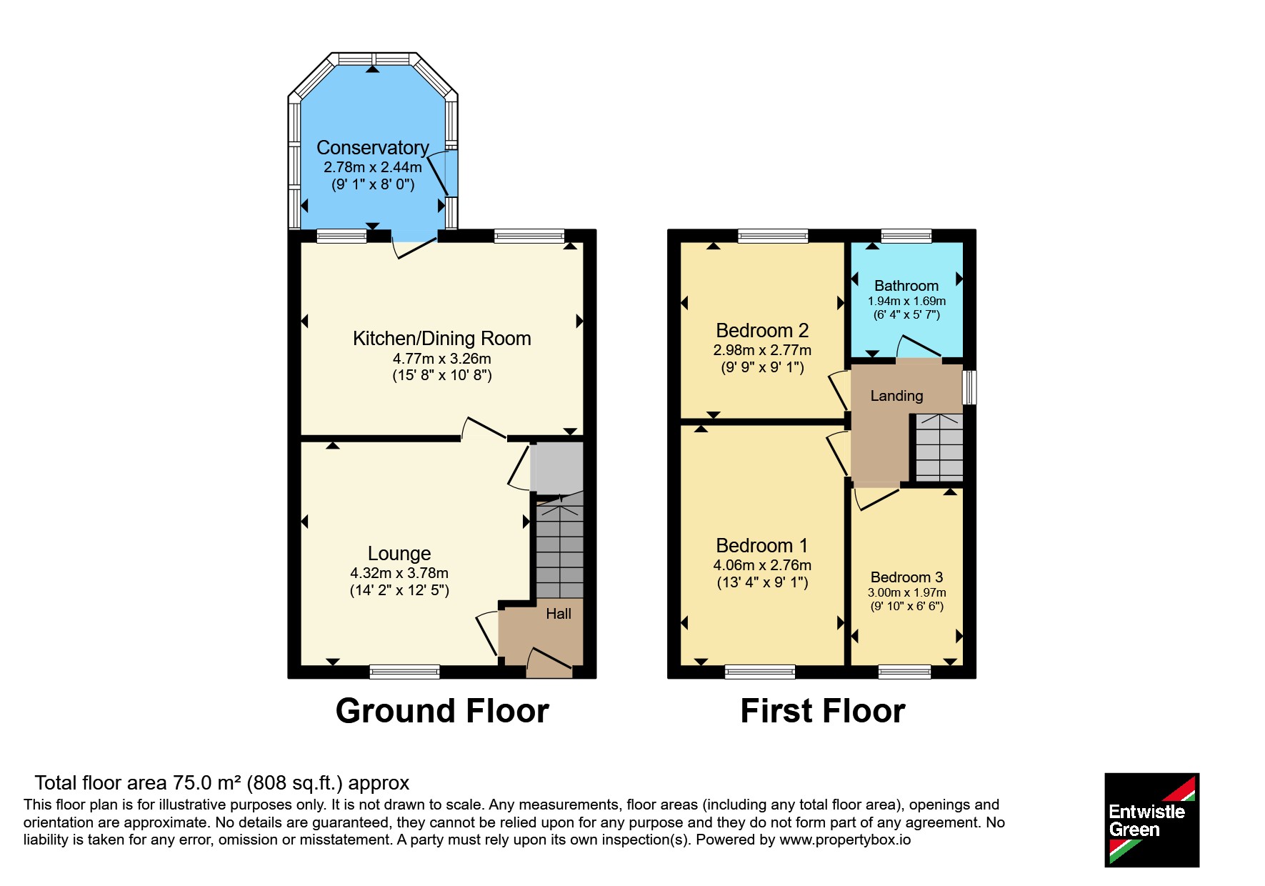 127, Manor House Lane, Lancashire floorplan