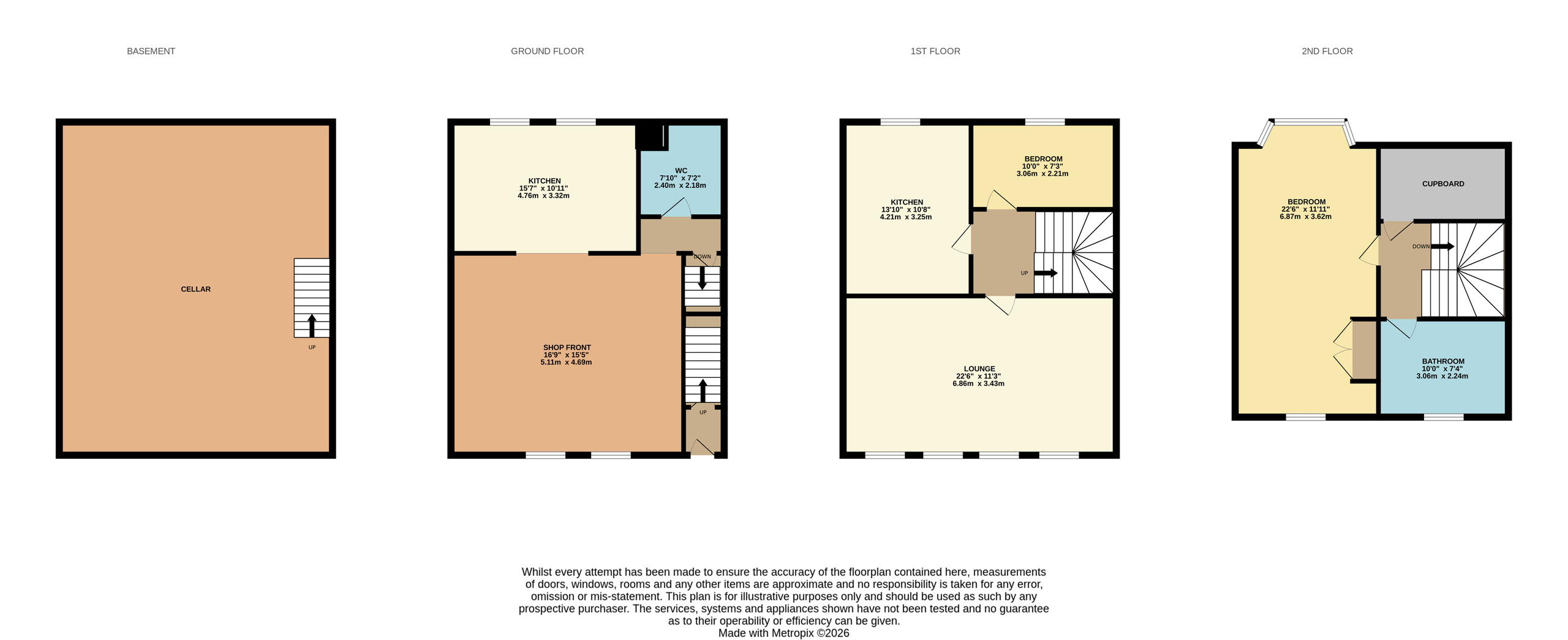 114 High Street, Cupar floorplan