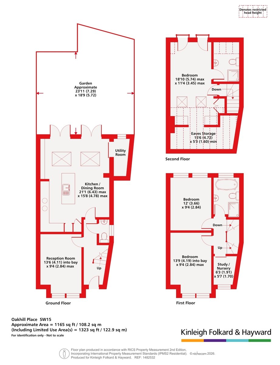 15, Oakhill Place, London floorplan