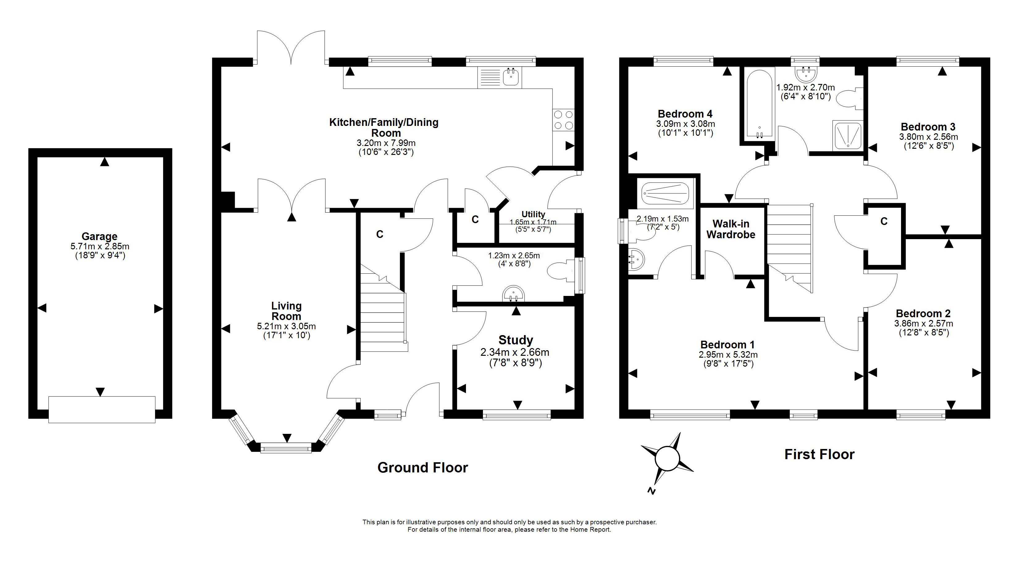 21, Kingsfield Drive, Newtongrange floorplan