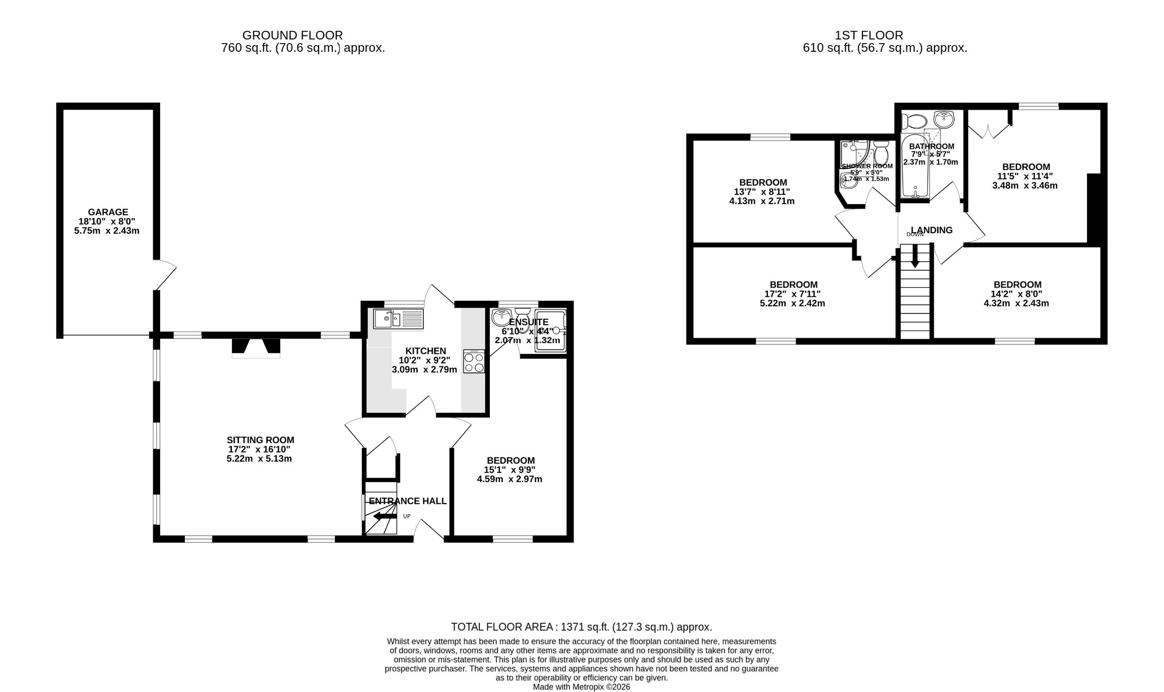 2 Station Cottages, Lynton floorplan