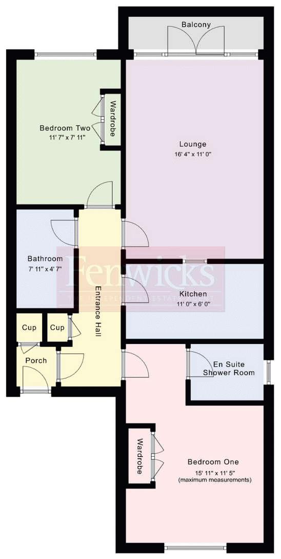Flat 6 Panorama Court, Marine Parade West, Lee-On-The-Solent floorplan