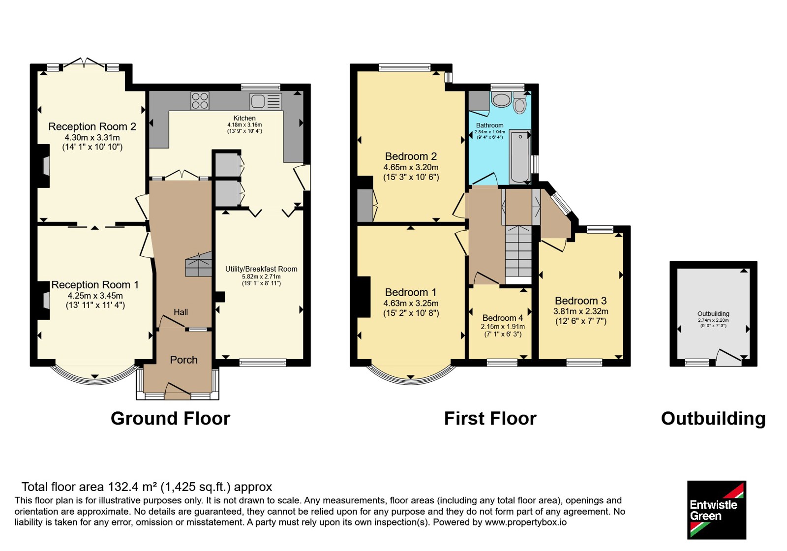 1, Branksome Drive, Lancashire floorplan