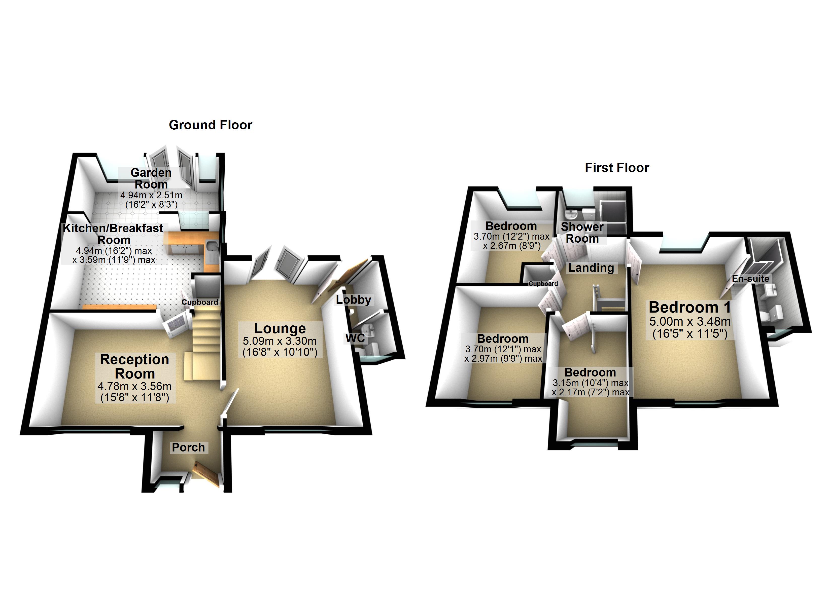 45, Lanercost Way, Suffolk floorplan