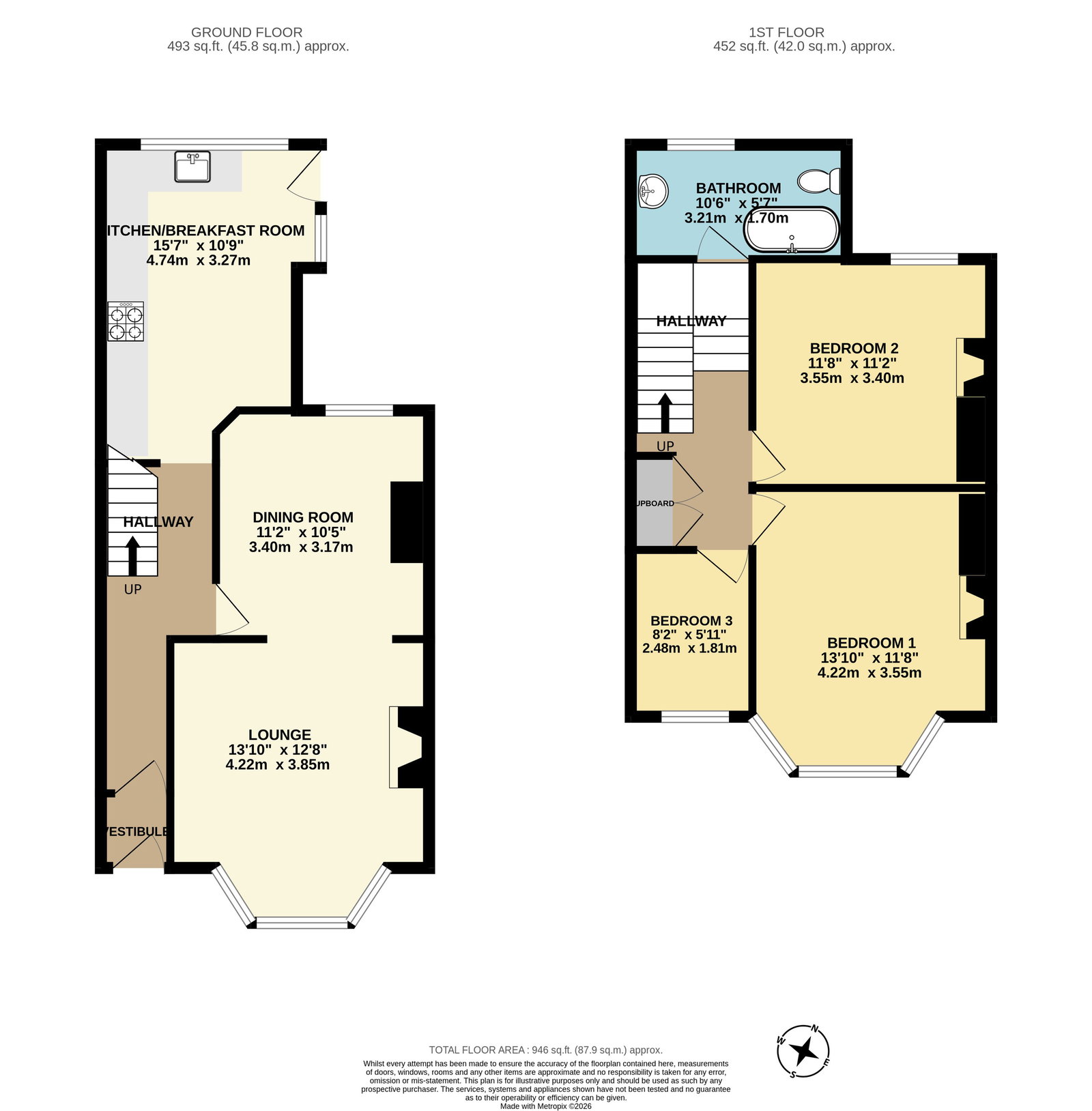 111, Knighton Road, Plymouth floorplan