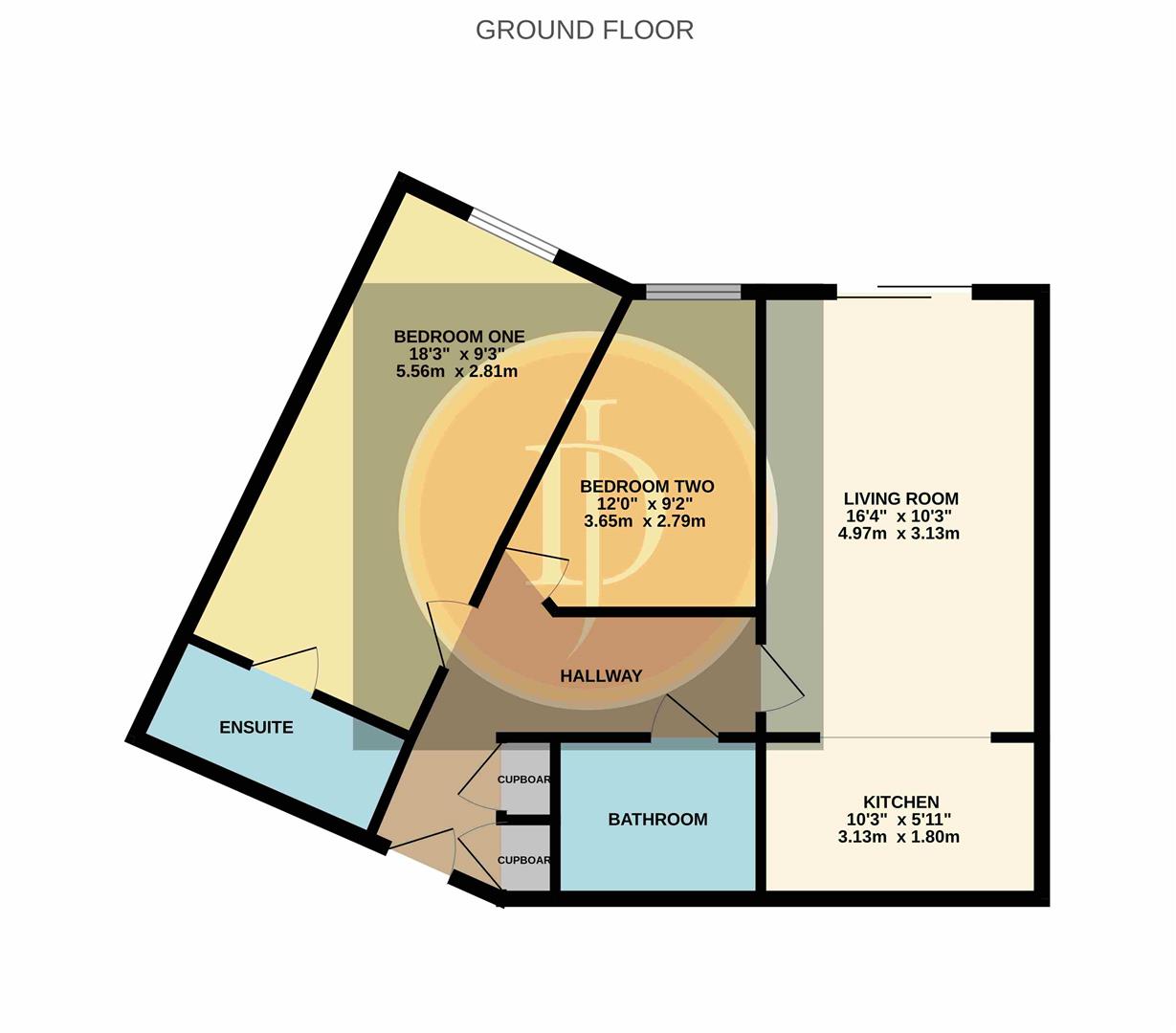 Flat 62, Howlands Court, Commonwealth Drive, Crawley floorplan