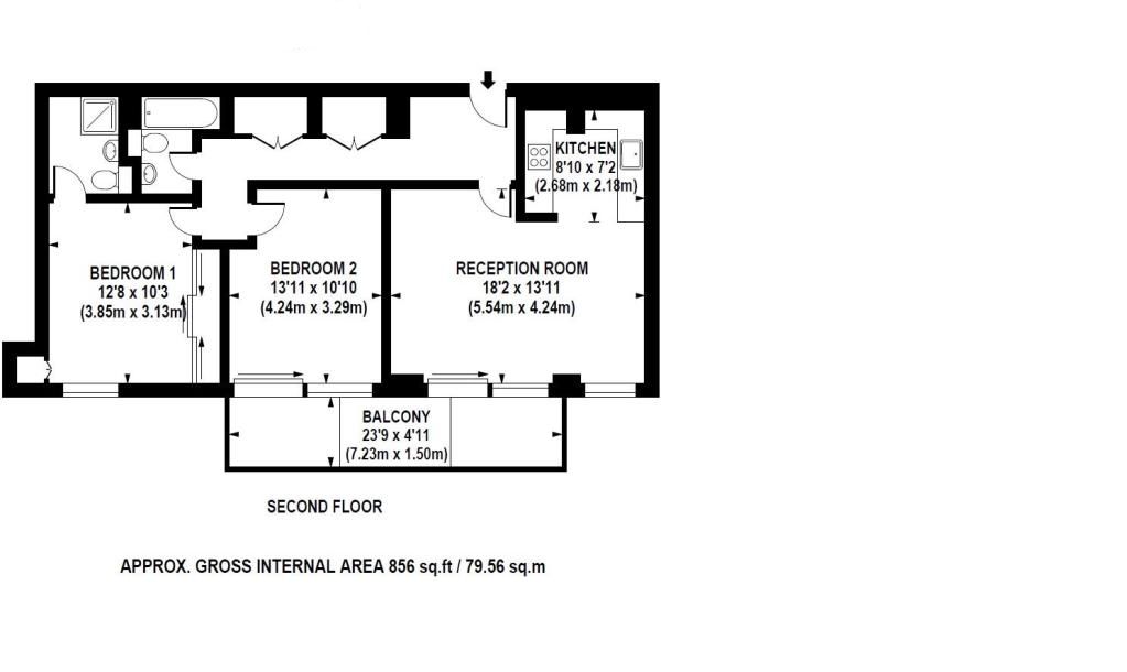 2 Bedrooms Flat to rent in Albert Embankment, London SE1