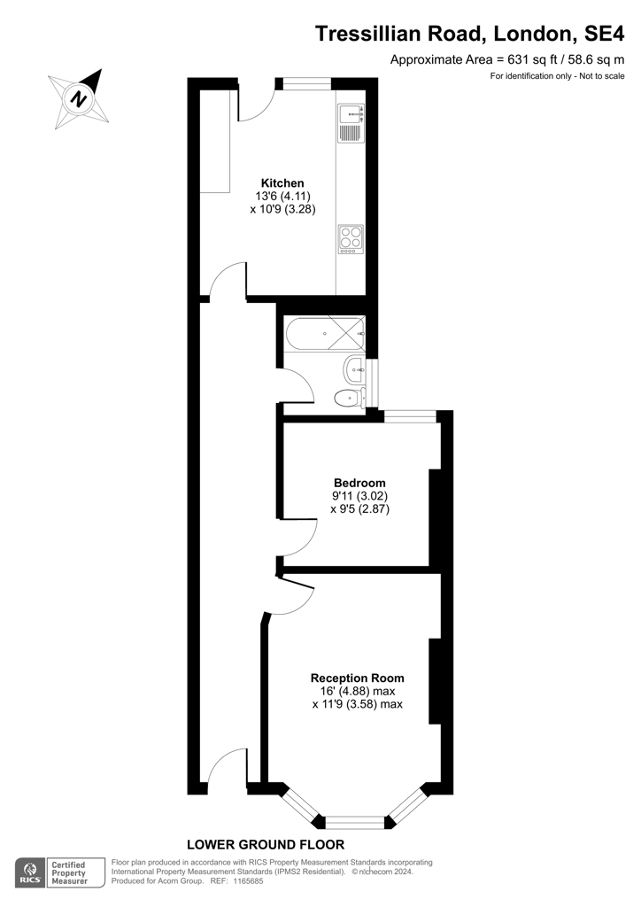 126A,, Tressillian Road, London floorplan