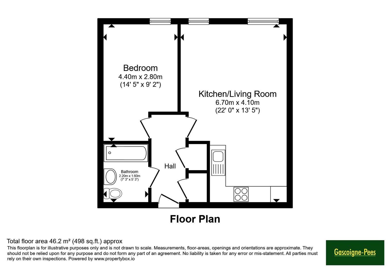 48 Eagle House,, The Ring, Berkshire floorplan
