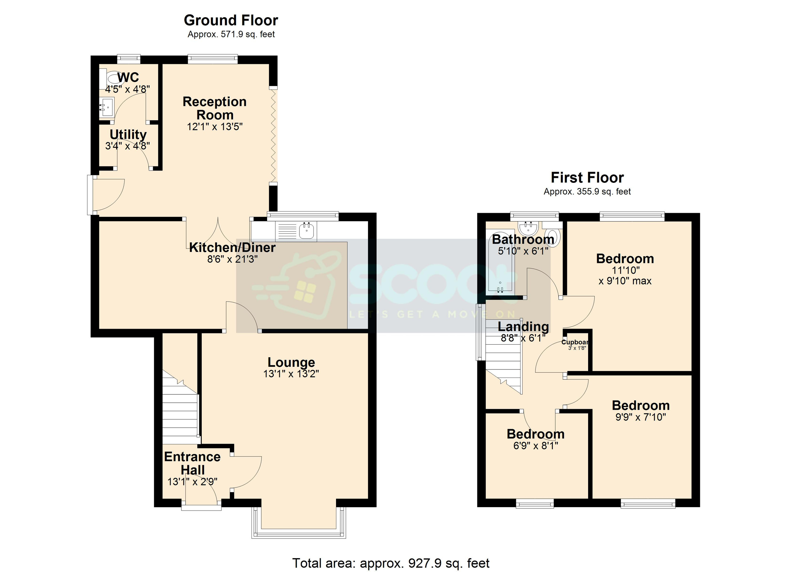 26 Priory Way, Goole floorplan