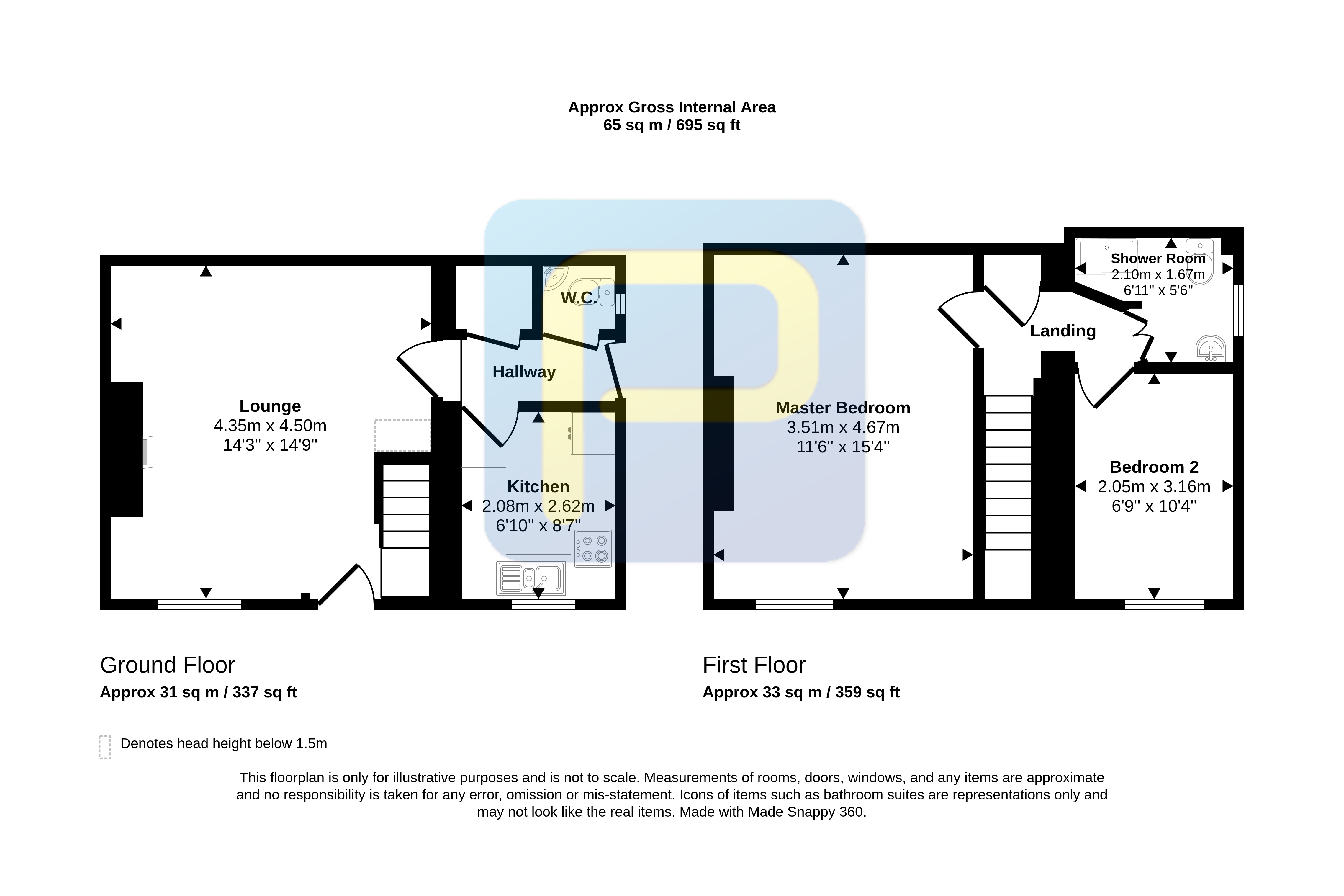 6, King Street, Seahouses floorplan