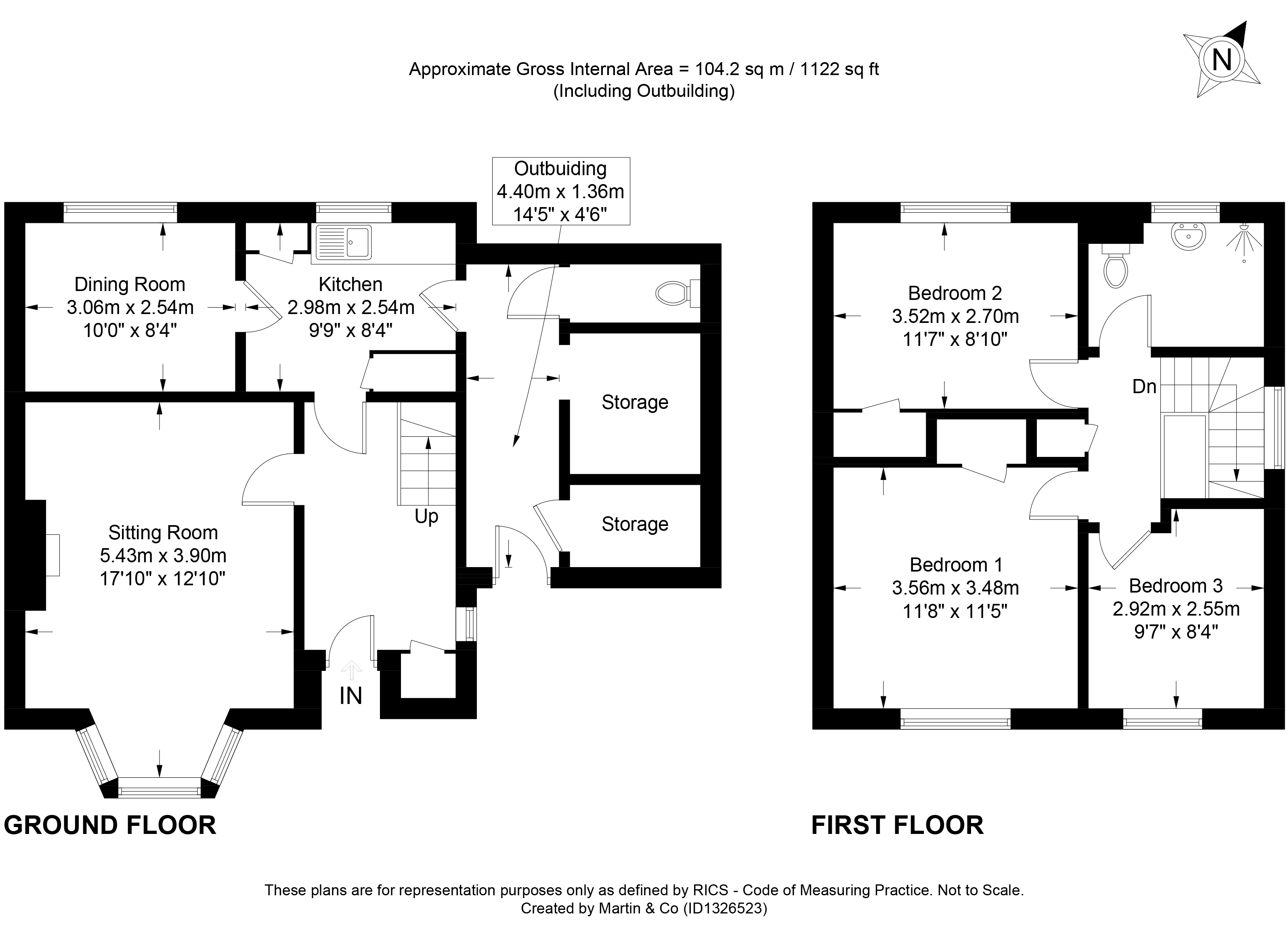 39, Taplings Road, Winchester floorplan