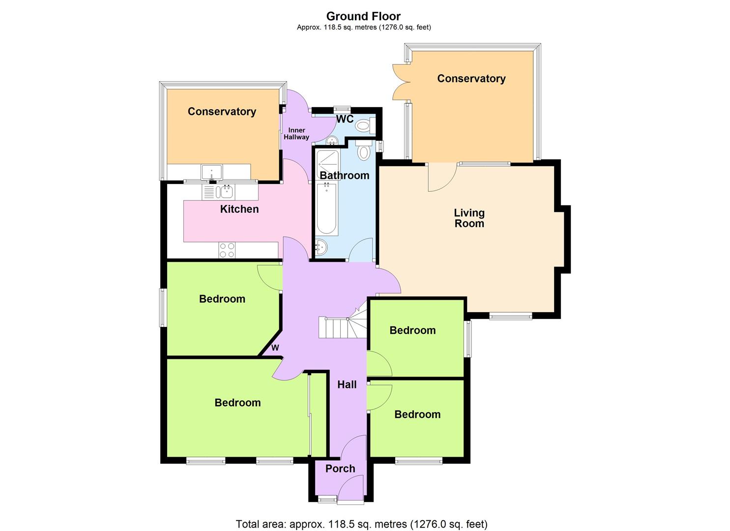 Leasway, Enfield Road, Wickford floorplan