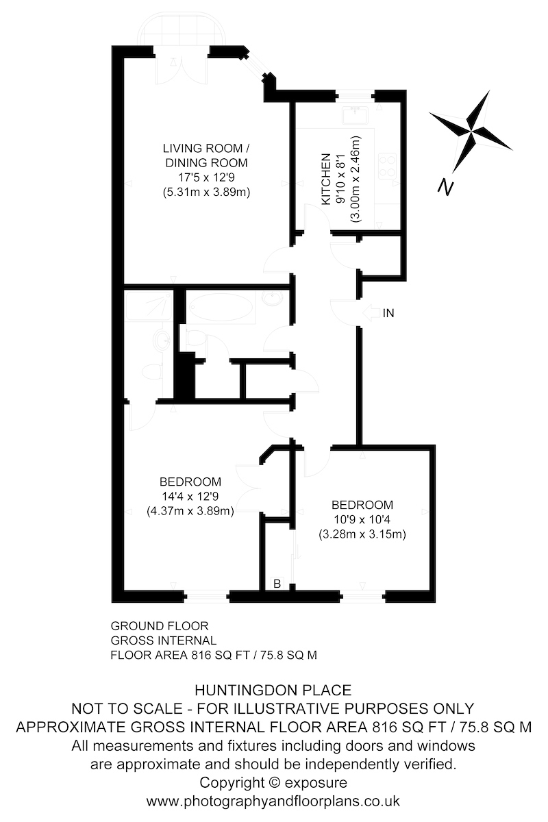 Huntingdon Place, Edinburgh EH7, 2 bedroom flat for sale 65676157
