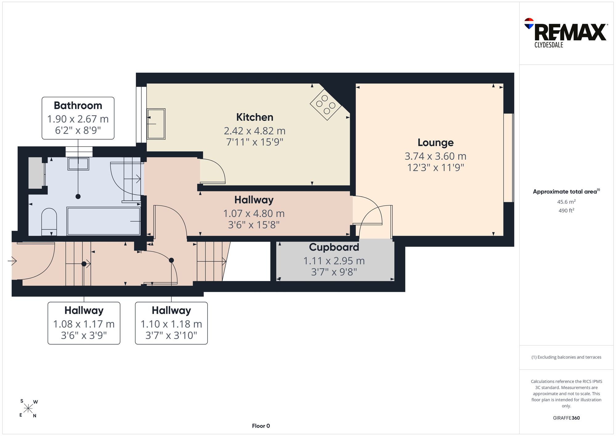 32 Kirk Road, Carluke floorplan