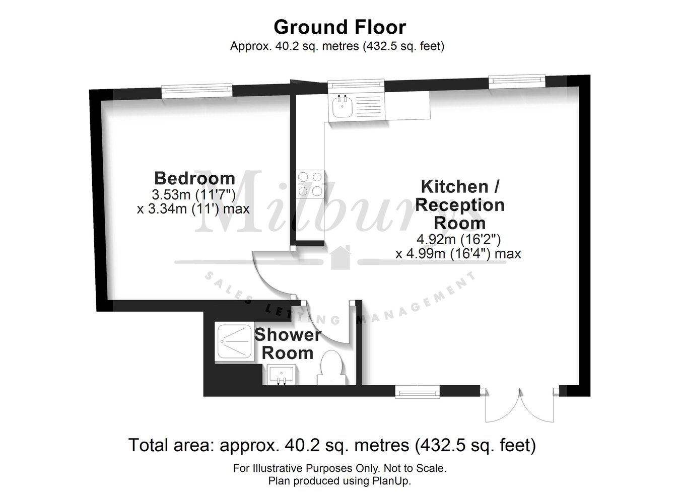 Flat 3, 11, Long Street, Wotton-under-Edge floorplan