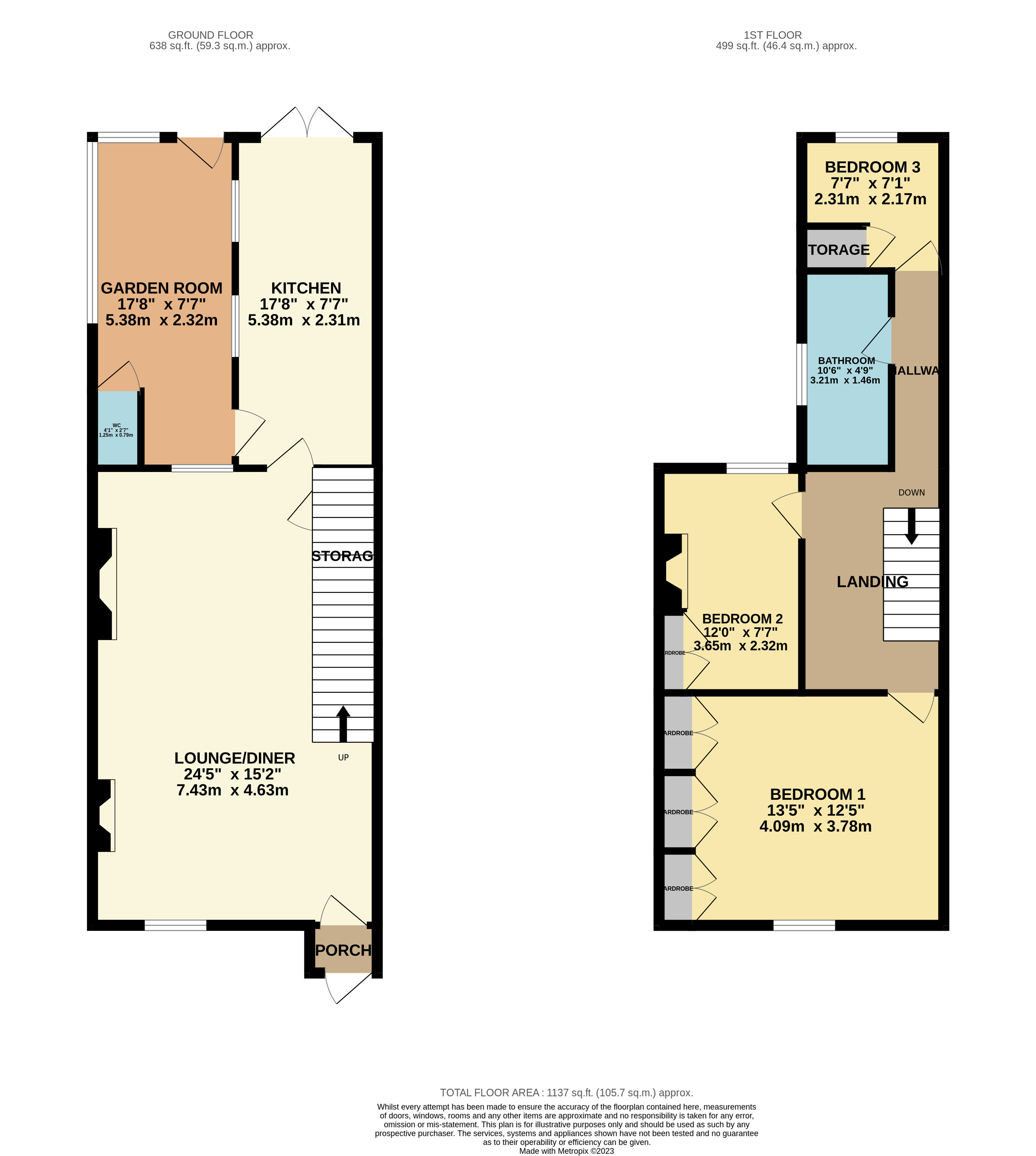 Sandys Road, Worcester, Worcestershire WR1, 3 bedroom terraced house