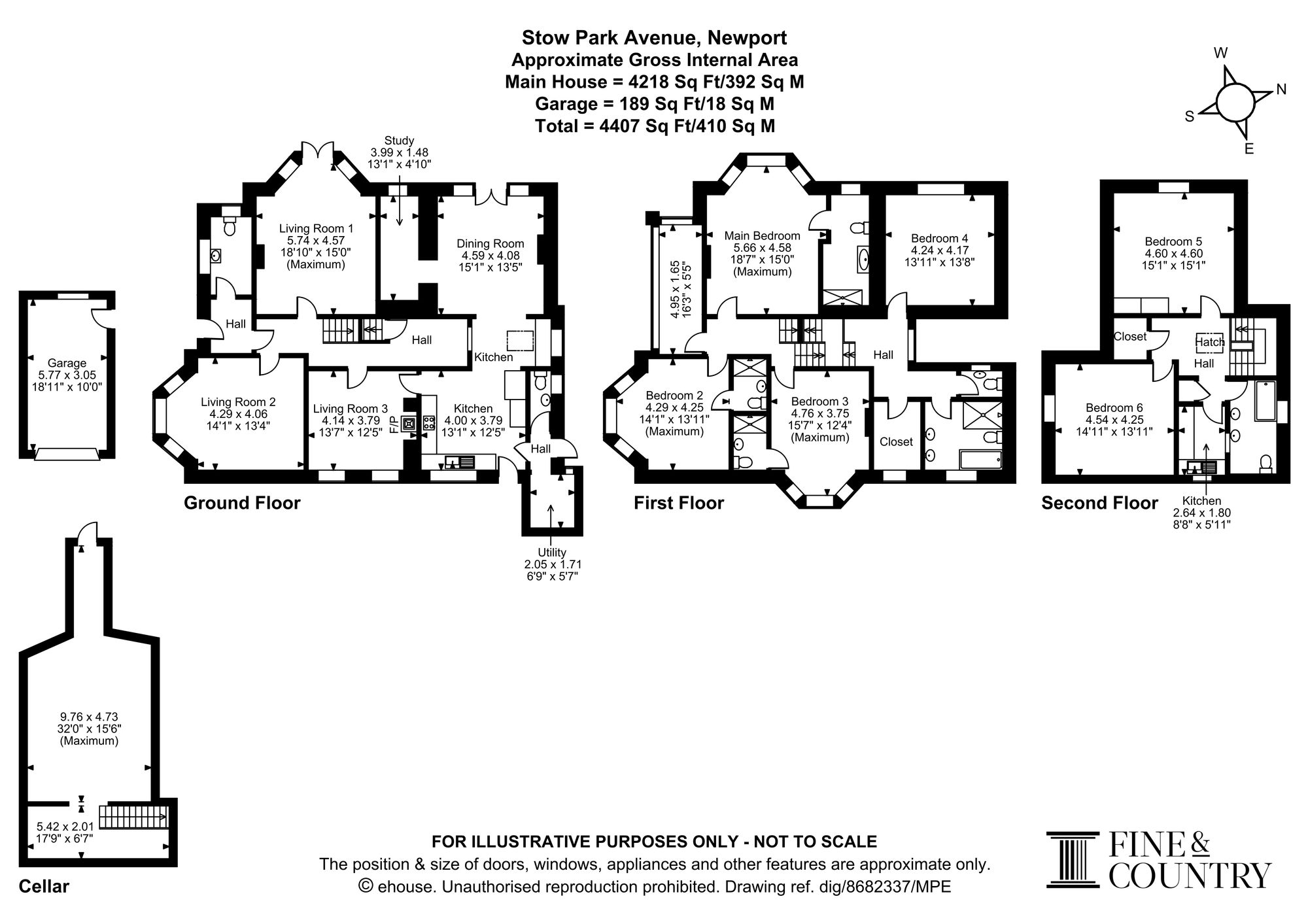 Brendon View, 9 Stow Park Avenue, Newport floorplan