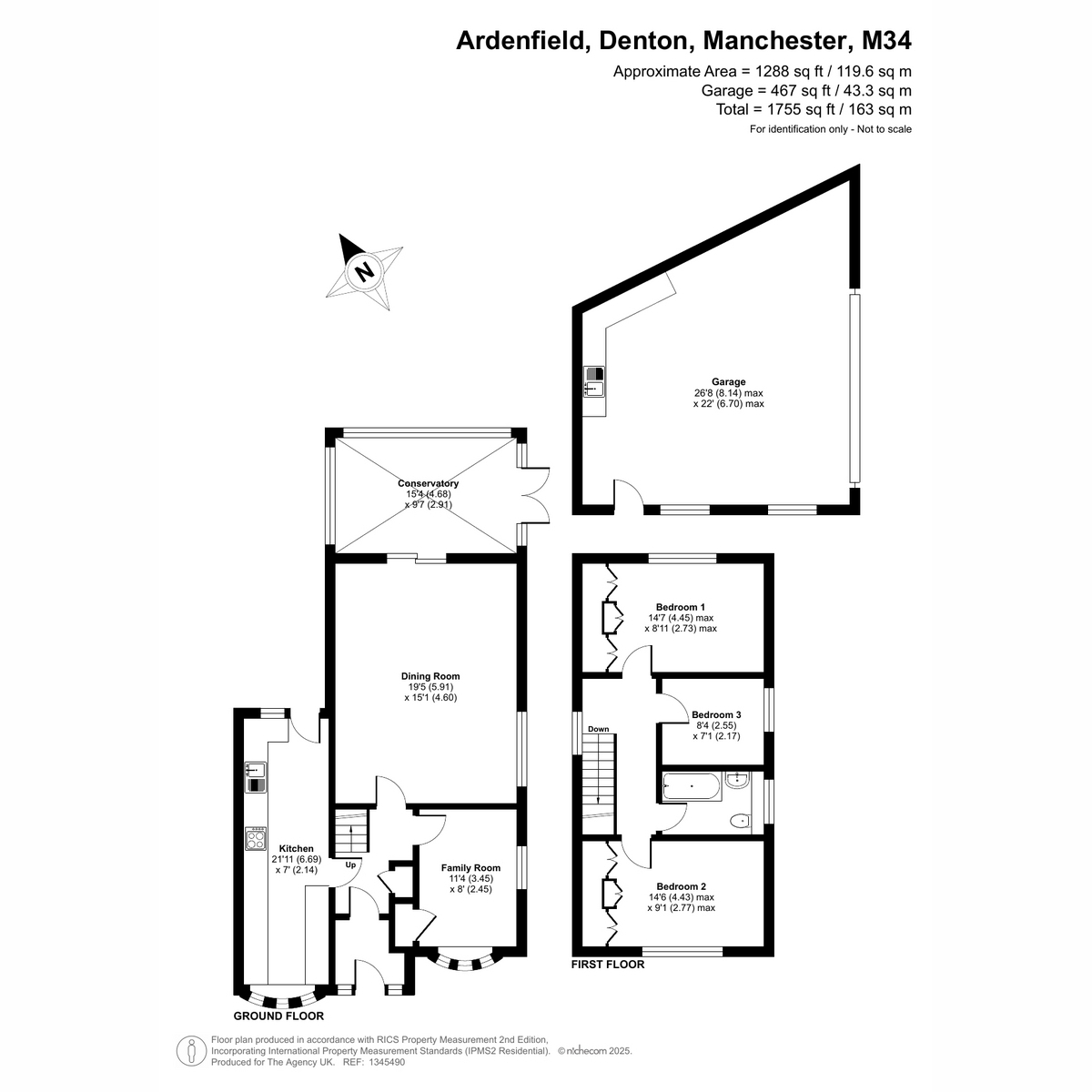 74, Ardenfield, Manchester floorplan
