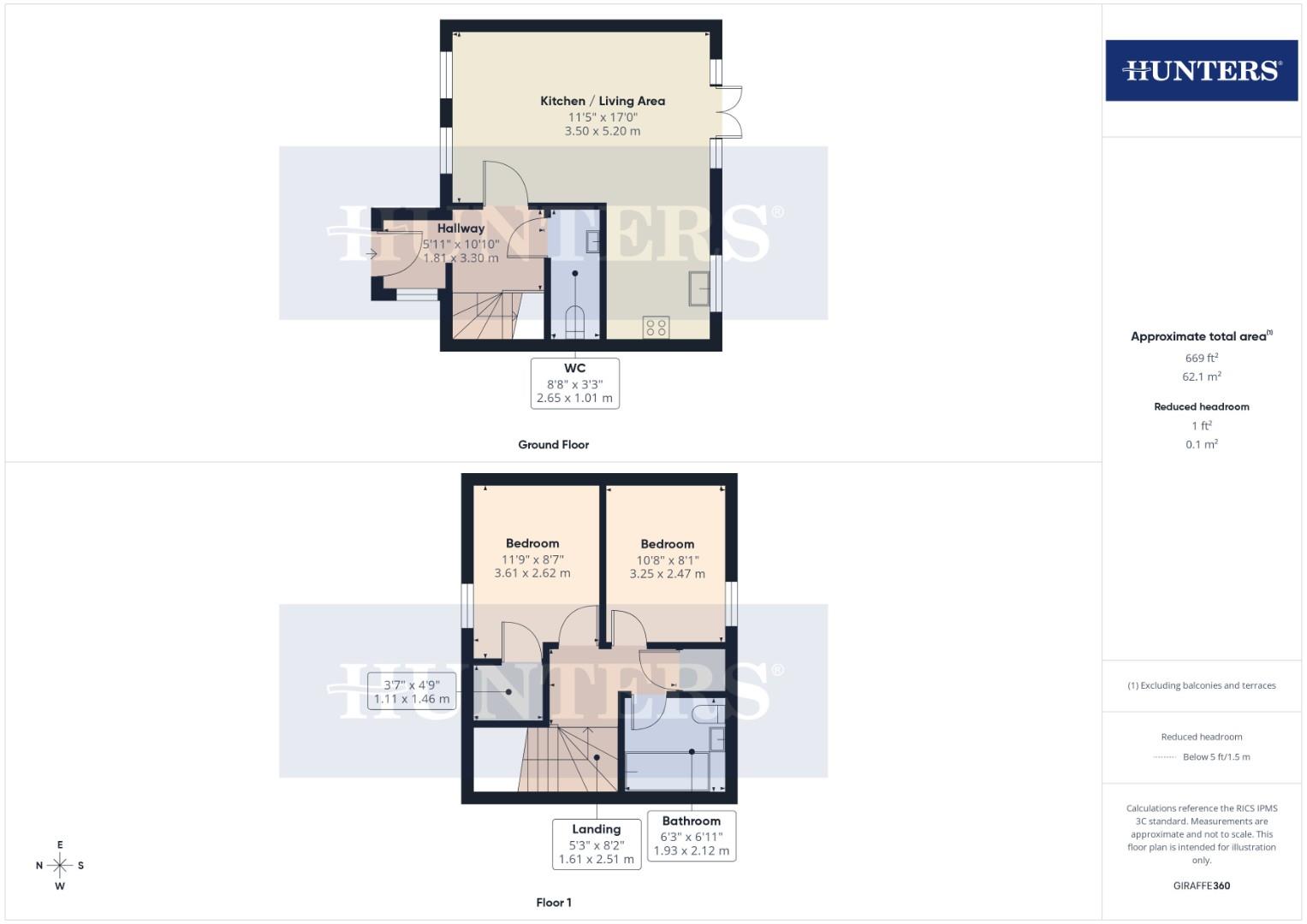 2B, The Parade, Filey floorplan