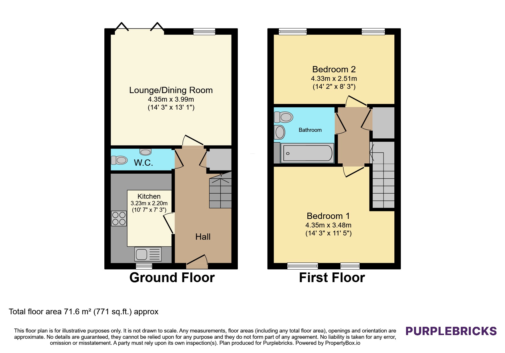5, McCowen Close, Luton floorplan