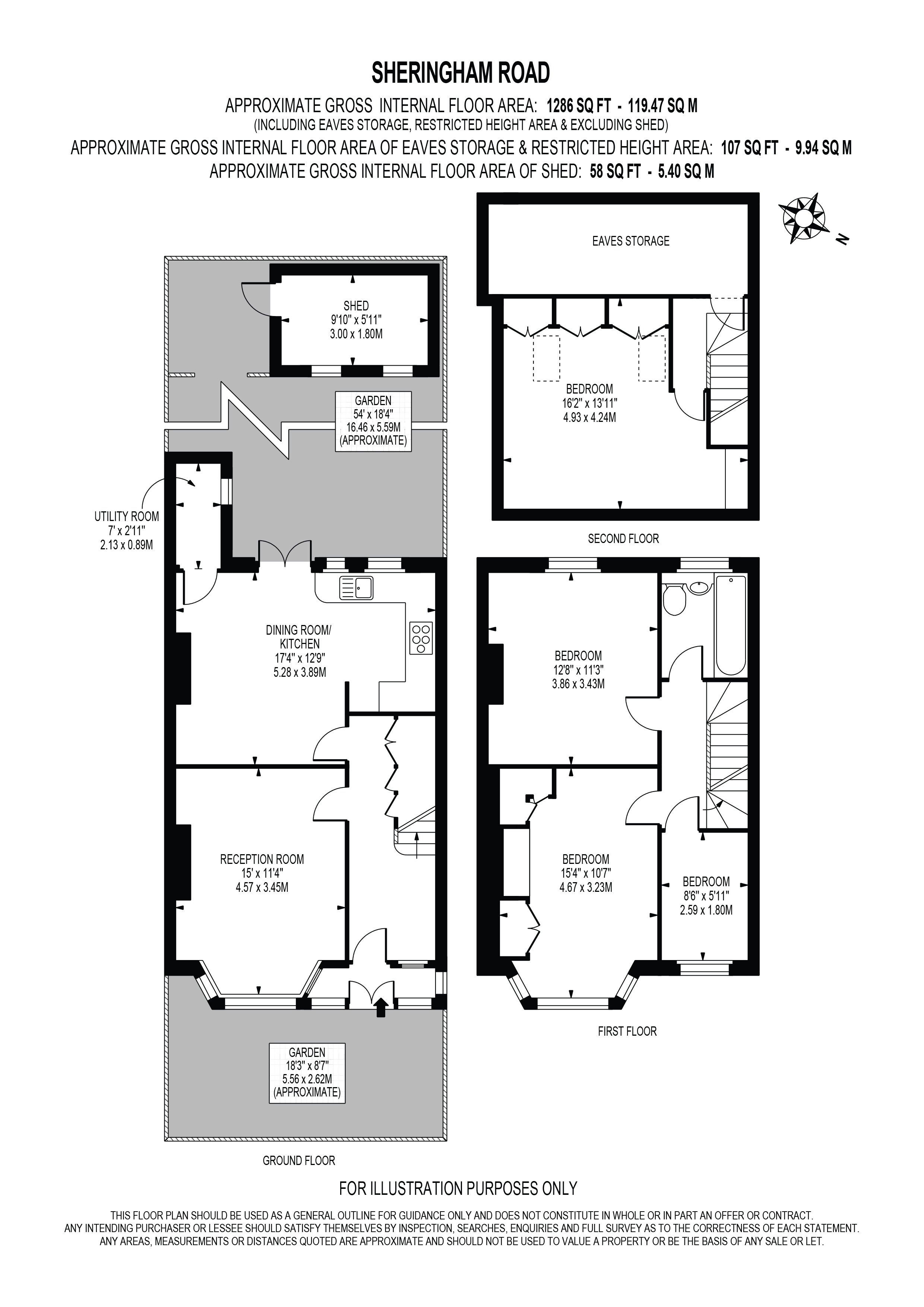 4, Sheringham Road, London floorplan