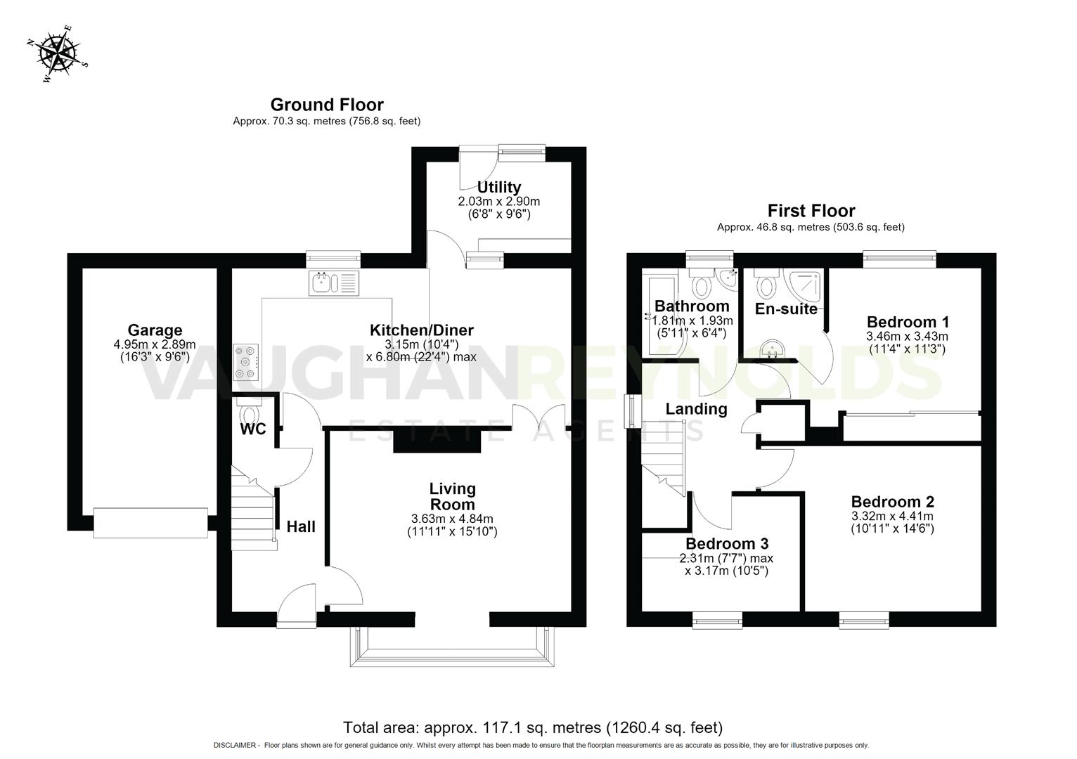 7, Owlets End, Alcester floorplan