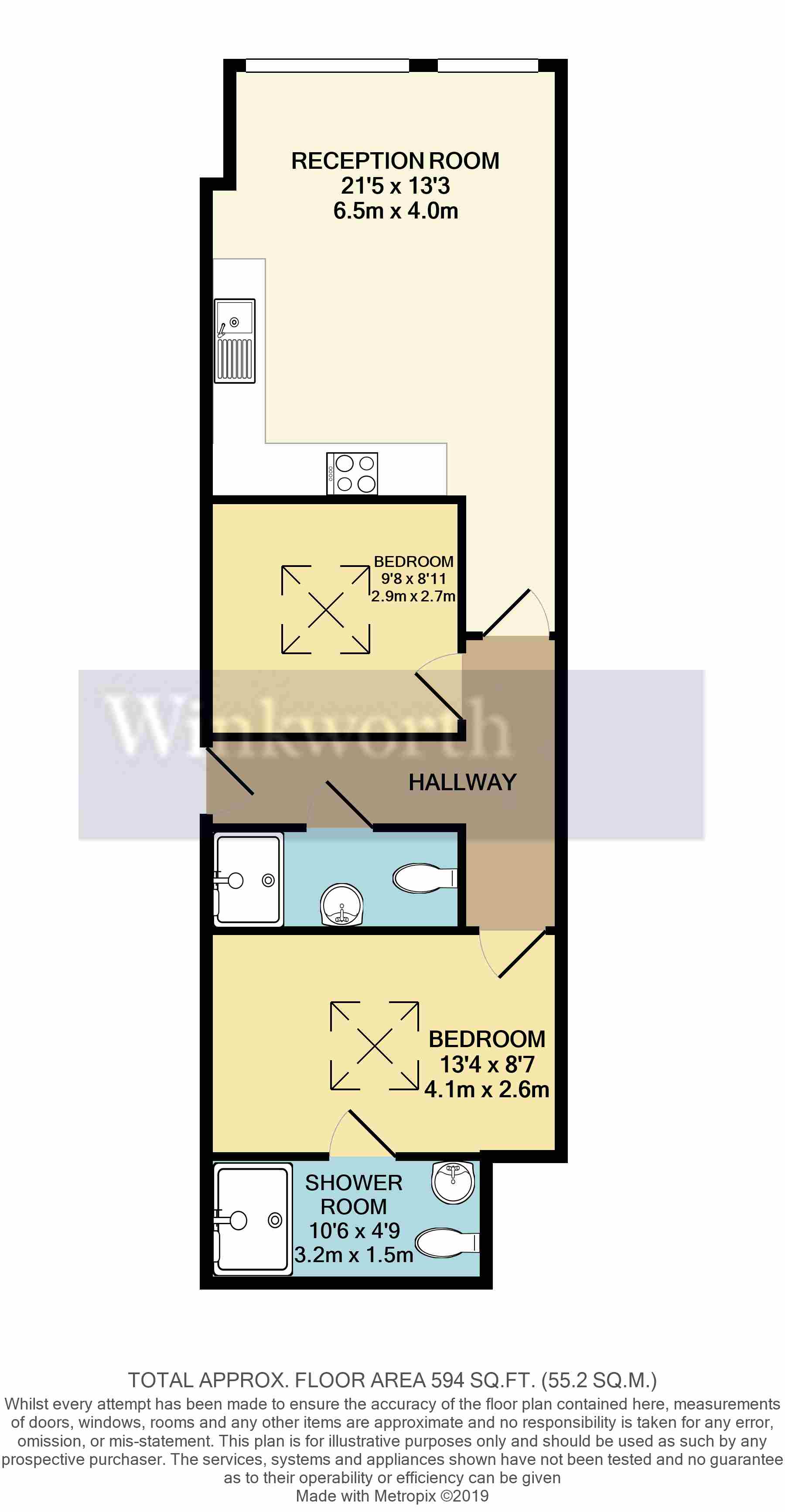 Flat 3, 42, Queens Road, Berkshire floorplan