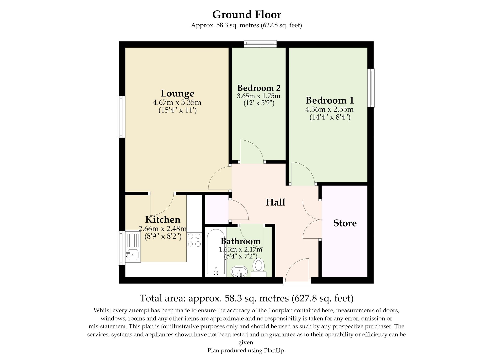 3 Orchard Court Methuen Avenue, King's Lynn floorplan