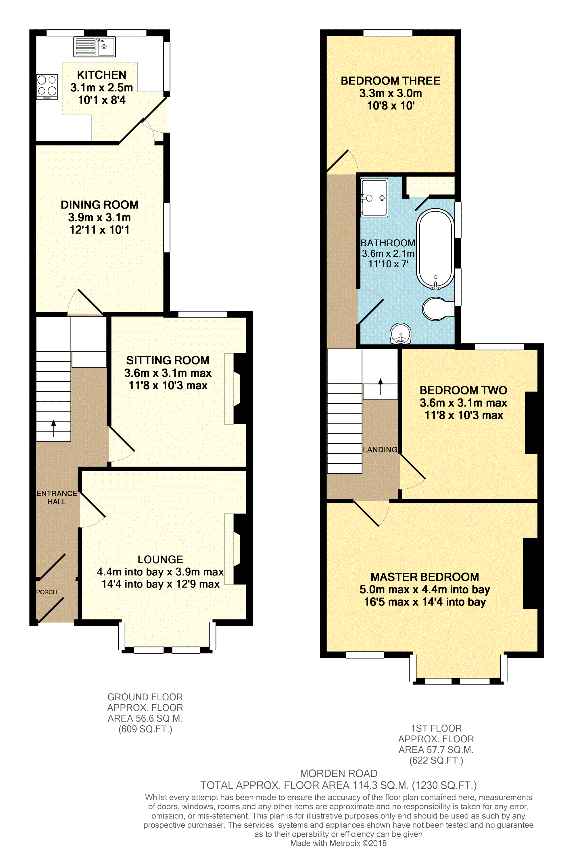 3 Bedrooms Terraced house for sale in Morden Road, Newport NP19